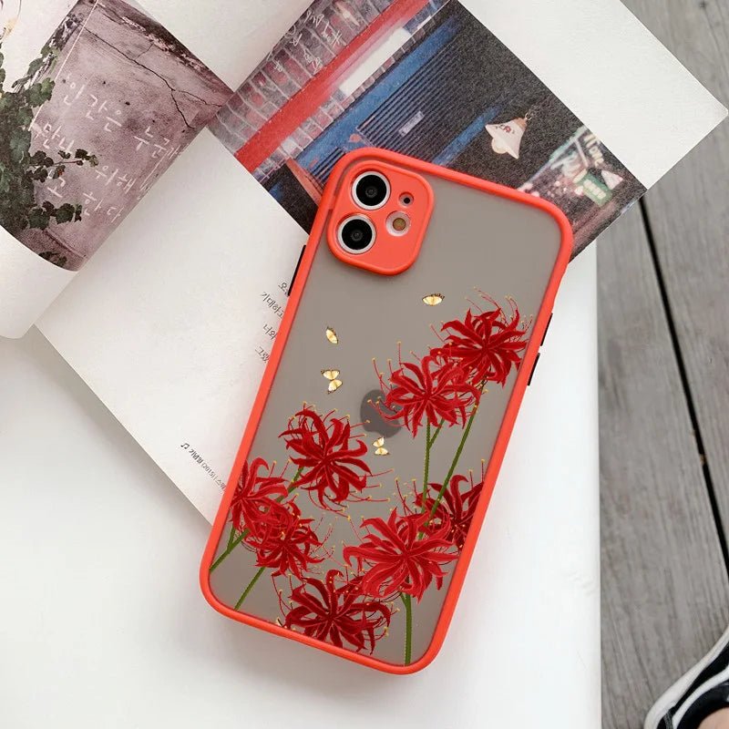 phone-case-MATTE FLOWER CASE-bylumex-iphone-12-13-14-15-pro-max